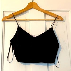 Black Crop top